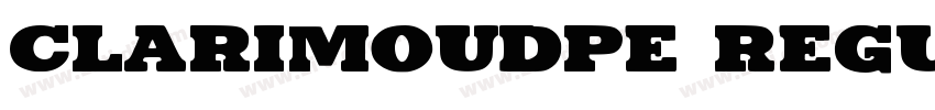 ClarimoUDPE Regular字体转换